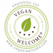 Logo Badge Vegan welcome
